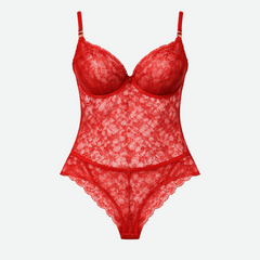 Ruby Lace Seduction Bodysuit