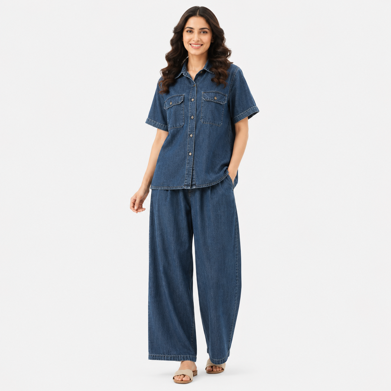 Denim Cord Set