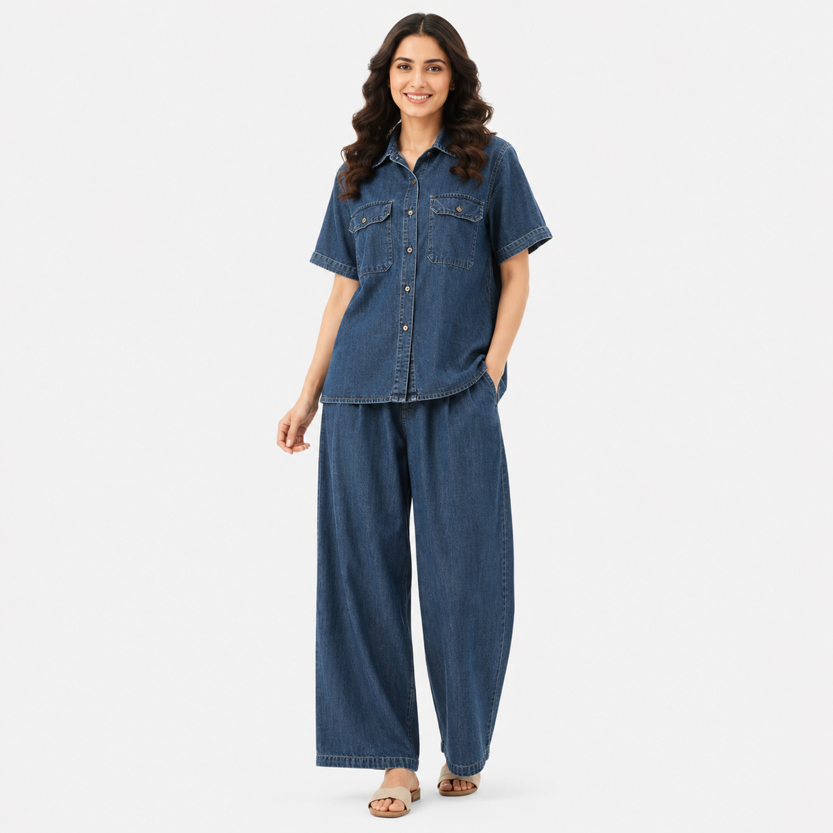 Denim Cord Set