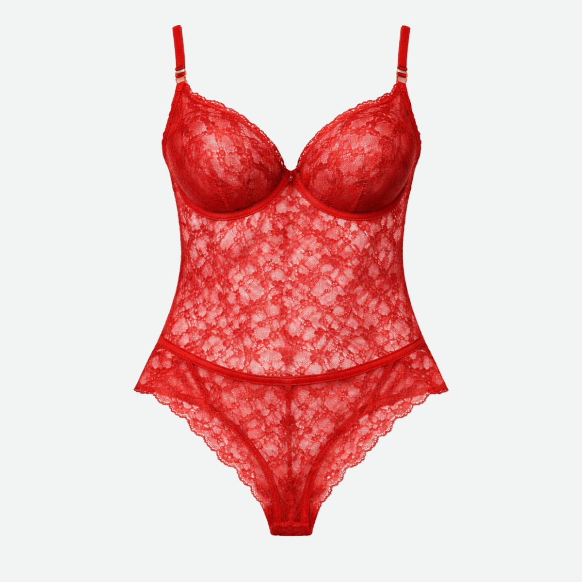 Ruby Lace Seduction Bodysuit